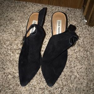 Steve Madden black boot pumps